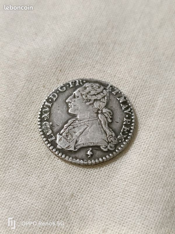 LOUIS XVI Dixième d'écu aux branches d'olivier 1778 Paris (image 1)