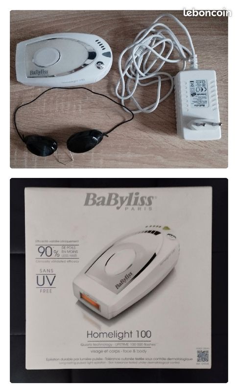 Épilateur lumière pulsée Babyliss Homelight

Je l'ai eu en cadeau alors que j'avais déjà pris rendez-vous pour une épilation définitive chez un dermatologue.

Testé une seule fois, il est comme neuf (image 1)