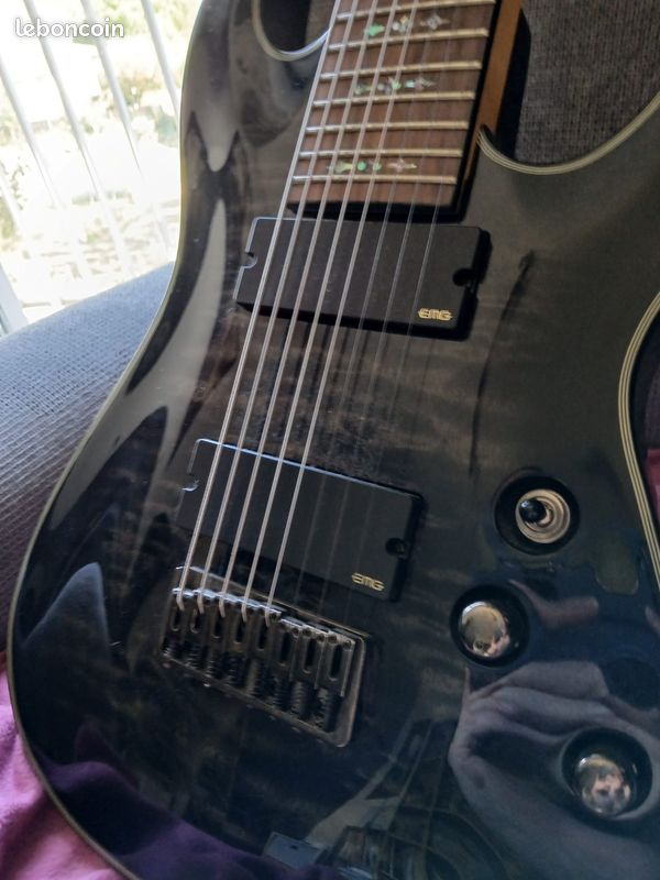 Guitare 8 cordes Schecter Diamond Series modèle Damien Elite 8 très bon état (image 3)