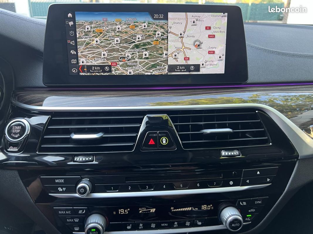BMW SERIE 5 530d xDrive - BVA Sport Steptronic BERLINE G30 F90 Luxury PHASE 1 (image 17)