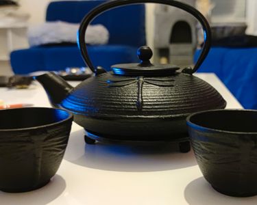 Ancienne Théière En Fonte Naturelle Noire – Déco Ou Infusions (occasion)