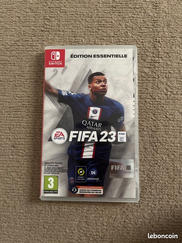 Jeu switch fifa 23 officiel , édition essentiel , pegi 3 (image 1)