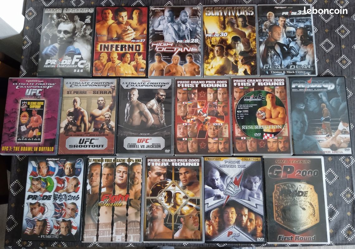 DVD UFC en lot uniquement (bien lire l'annonce pas d'envoi) - DVD - Films