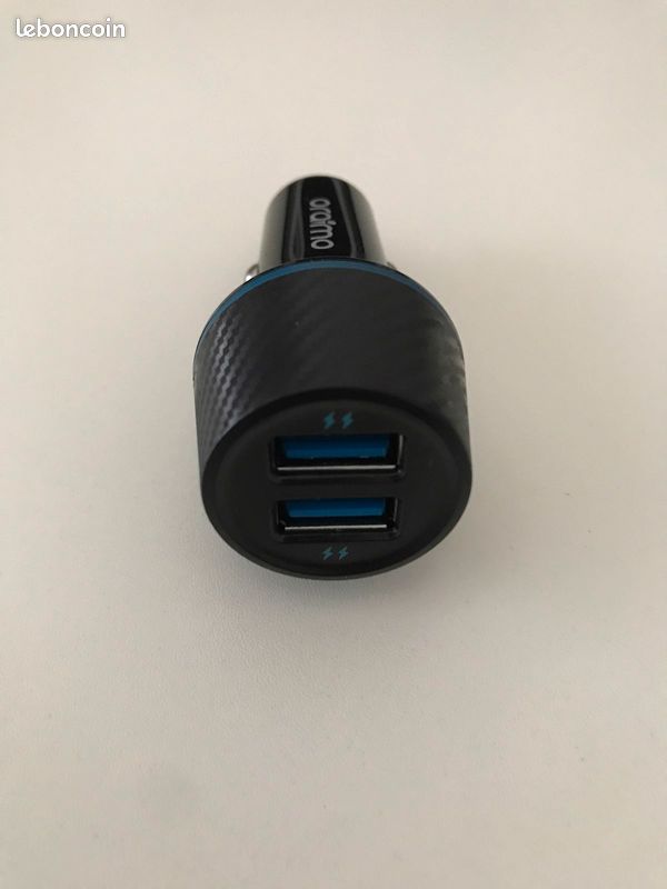 Chargeur rapide allume-cigare 2 ports USB - ORAIMO (image 3)