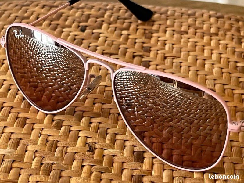 Lunettes enfant pilote Ray-Ban, parfait état Roses sandyanne83 (image 2)