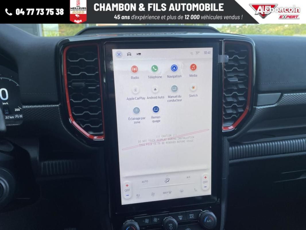 Ford Ranger DOUBLE CABINE 2.0 ECOBLUE 210 CH BVA10 RAPTOR Prix : 56658 HT SANS MALUS (image 19)