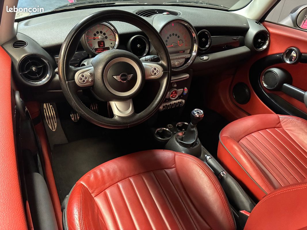 MINI MINI 1.6i - 170 Cooper S / INT CUIR ROUGE (image 7)