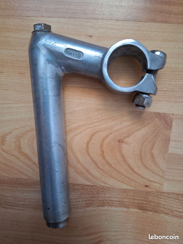 Potence + Cintre Pivo 100mm – Vélo Course Vintage, Alu, Années 60, Eroica