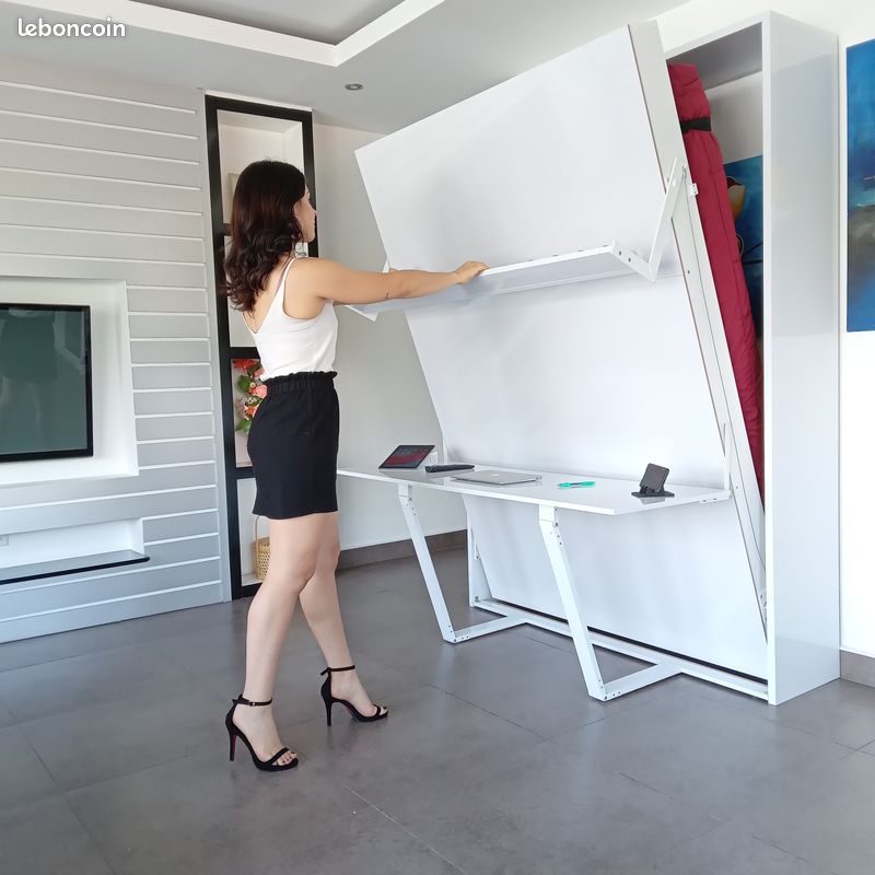 đ-30%đ đ«đ· LIT-BUREAU (17) (Lit-Relevable / Lit-Escamotable / Armoire-Lit) (image 2)
