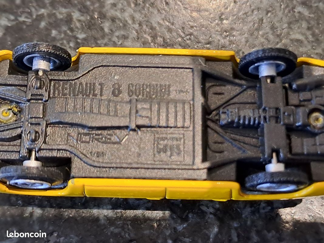 Renault R8 Gordini Jaune N°36 – 1/43e – Dan-Toys Norev – Très Bon État