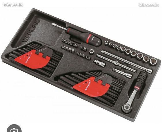Plateau De Rangement Beta Tools M65 C1-588 – Pour 16 Clés à Douille 6 Pans, 950