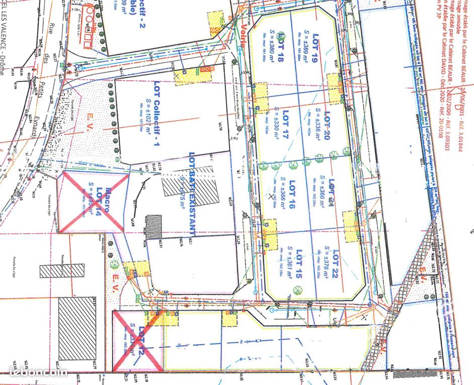 Terrain 336 m² Saint Marcel Les Valence · à Saint-Marcel-lès-Valence · 125 500 €