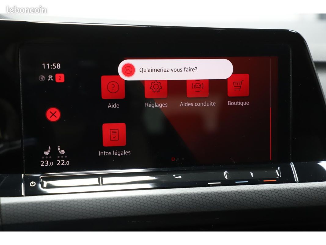 Volkswagen golf viii gti 2.0 tsi 245 dsg 7 camera/carplay/ja18/s.chauffants (image 30)