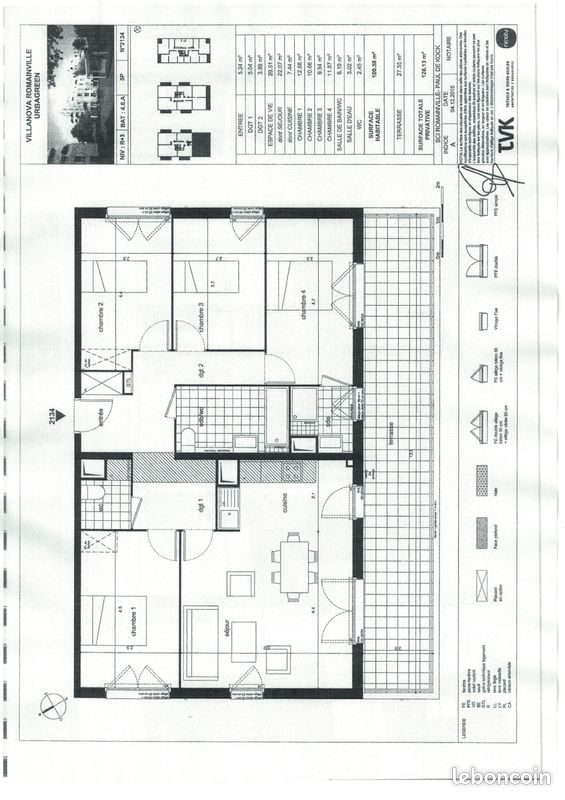 Appartement 5 pièces 100 m² · à Romainville · 100 m² · 520 000 €