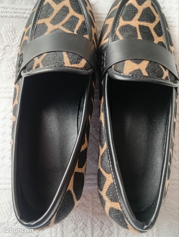 Mocassins femme, imprimé animalier 39 (image 6)