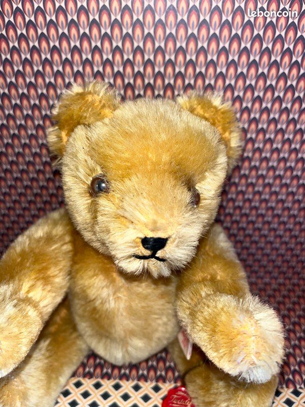 OURS TEDDY BEAR ancien Neé En 1930 en très bel état d'origine h.35cm