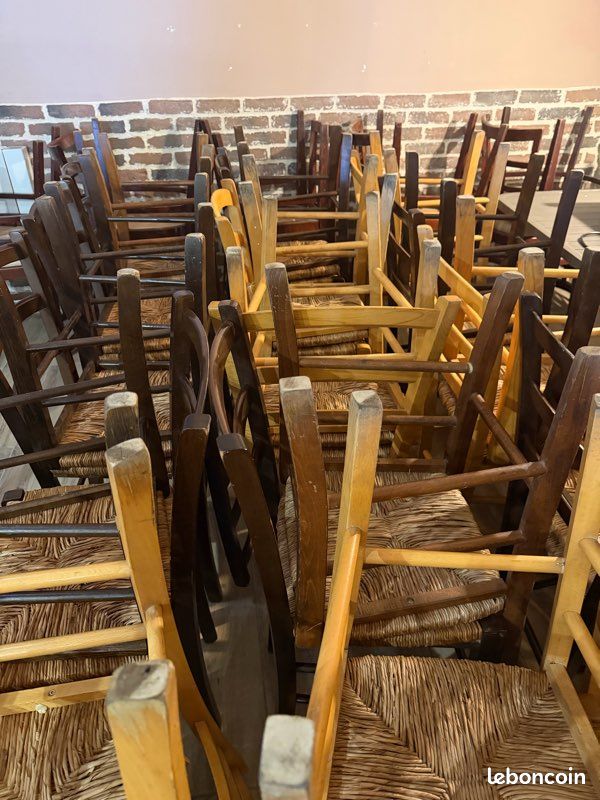 Chaise en bois à l’unité ou en lot (image 2)