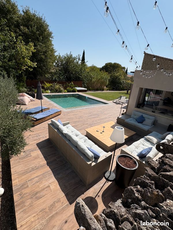 GORDES, VILLA BAMBOU DE 200M2, location saisonnière (image 16)