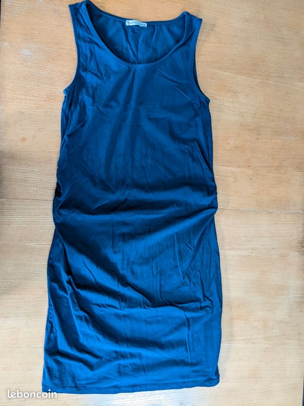 Robe fourreau de grossesse bleue Anna Field taille M Vêtements