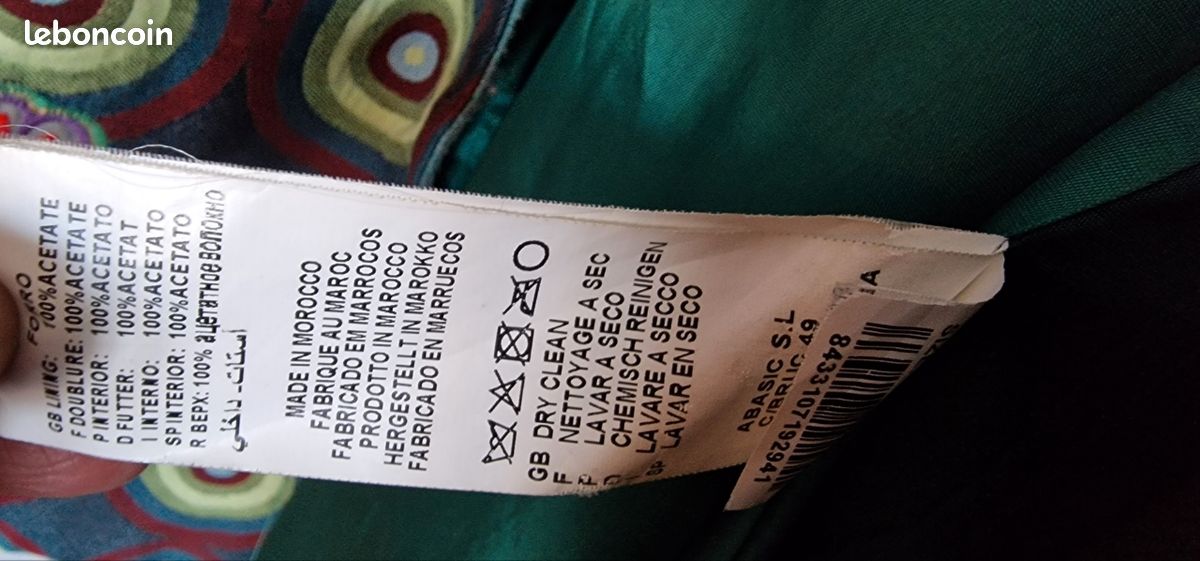 Manteau Desigual Vintage Rouge - Taille 38 - Hiver - Occasion Très Bon état
