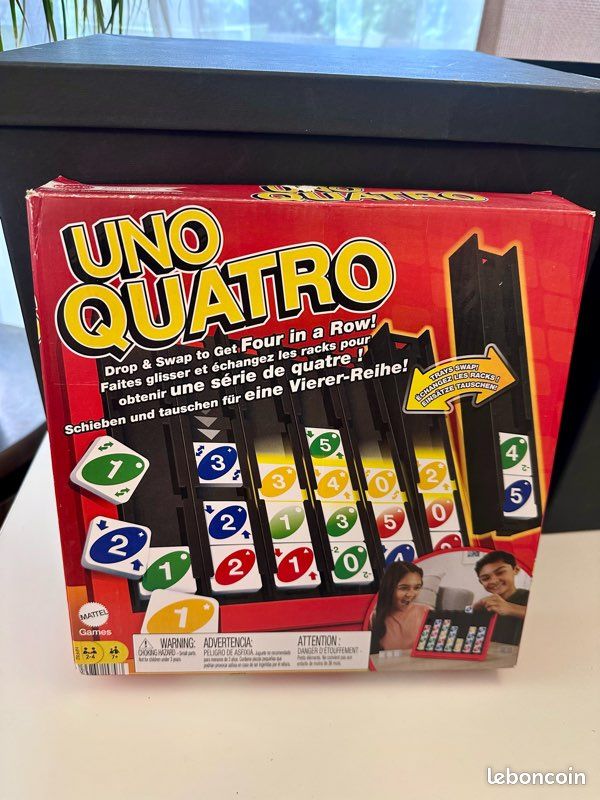 Jeu uno quatro Mattel (image 1)