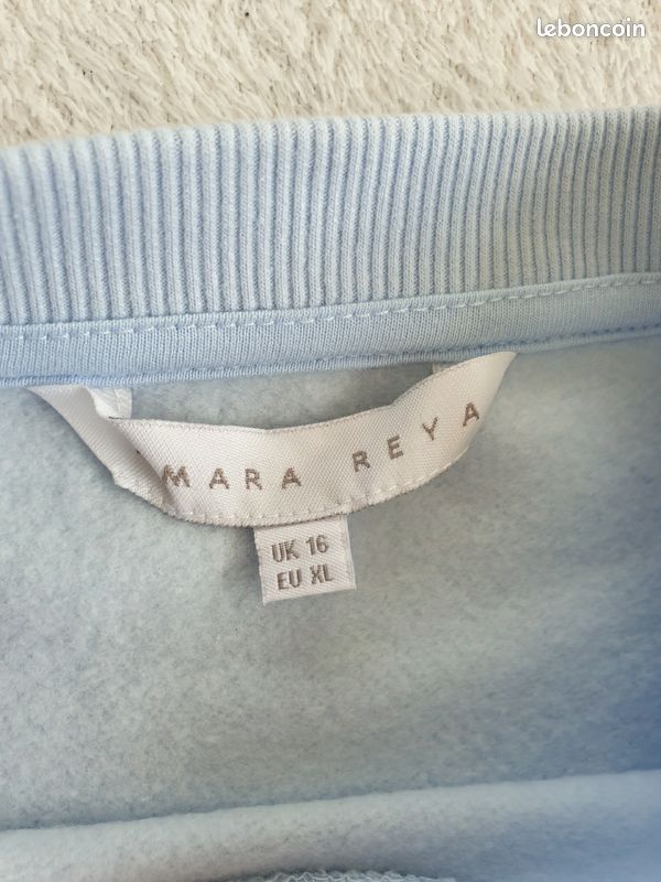 Sweat shirt femme bleu XL neuf (image 4)