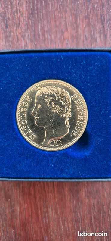 Pièce 40 francs Napoléon copie (image 2)