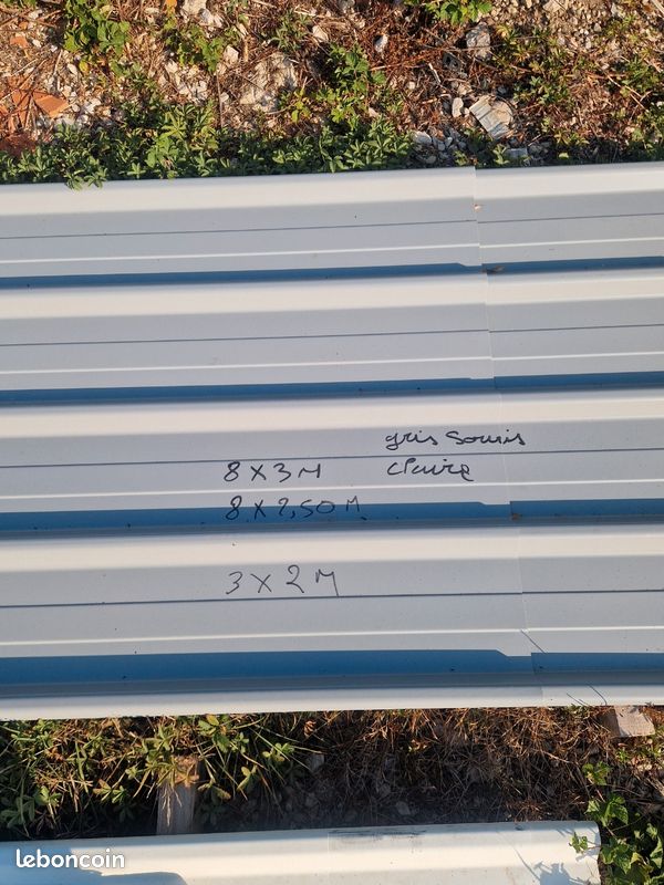 50 m2 toles gris souris bac acier neuve détails dans l'annonce (image 4)