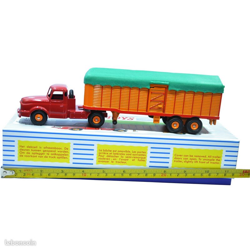Dinky Toys F 36B Tracteur Willème + Semi-remorque Savoyarde - 1/43, Boîte D'origine