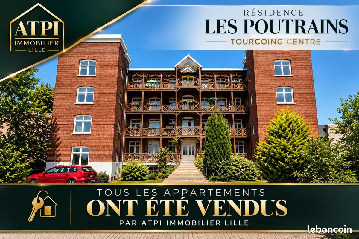 Appartement 2 pièces 57 m² · à Tourcoing · 57 m² · 69 800 €