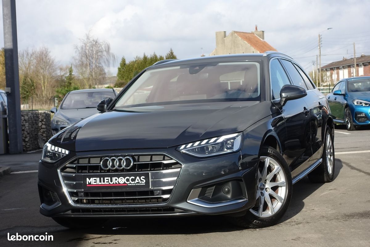 A4 Avant 35 Tdi Mhev S-Tronic 163ch Virtual cockpit/Cuir chauffant/Grd Gps Europe/Carplay/Hayon électrique/Hayon électrique/1*Main/Garantie 12 mois (image 1)