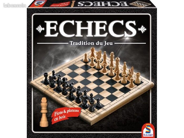 Jeu d'échecs en bois (image 1)