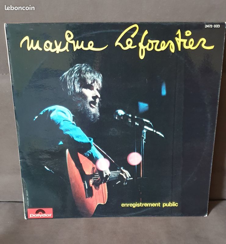 Disque vinyle 33T Maxime LE FORESTIER 1974 (image 1)