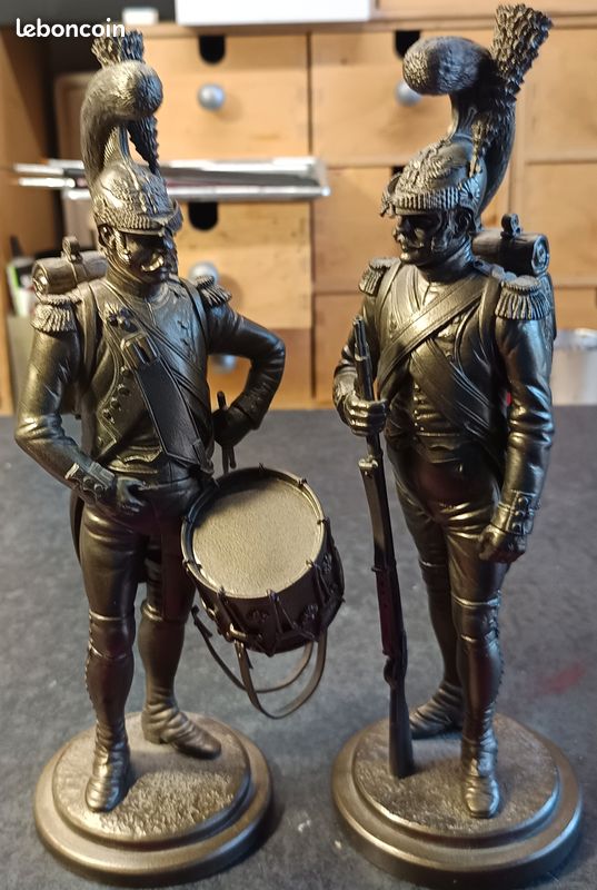 FIGURINES D'ARTISTES SUR BASE STADDEN - EMPIRE -7 PIECES LOT 3
