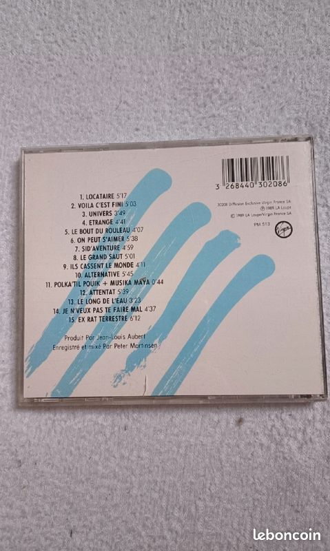 CD Jean-Louis Aubert - Bleu Blanc Vert (image 2)