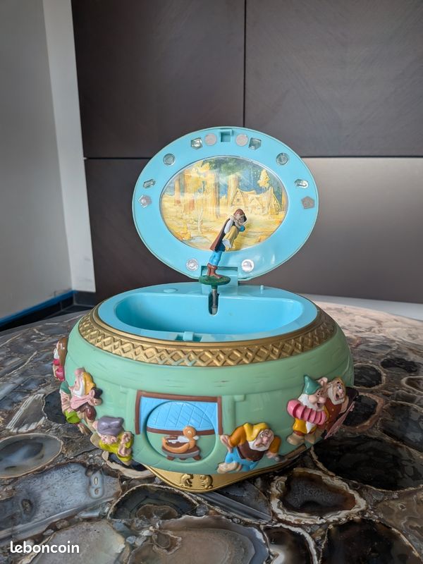 Boîte à musique / Boîte à bijoux Disney Blanche-Neige - Vintage Lansay (image 4)
