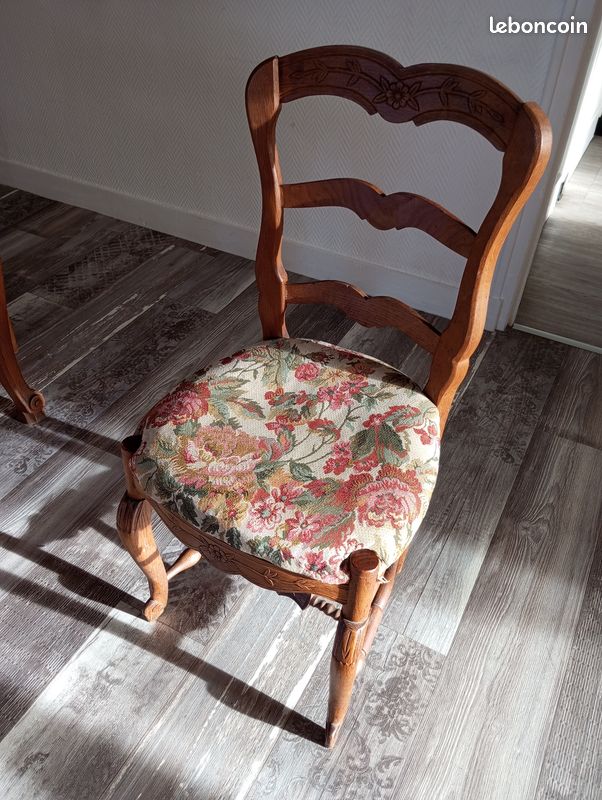 Table salle à manger avec 6chaises ébéniste (image 5)