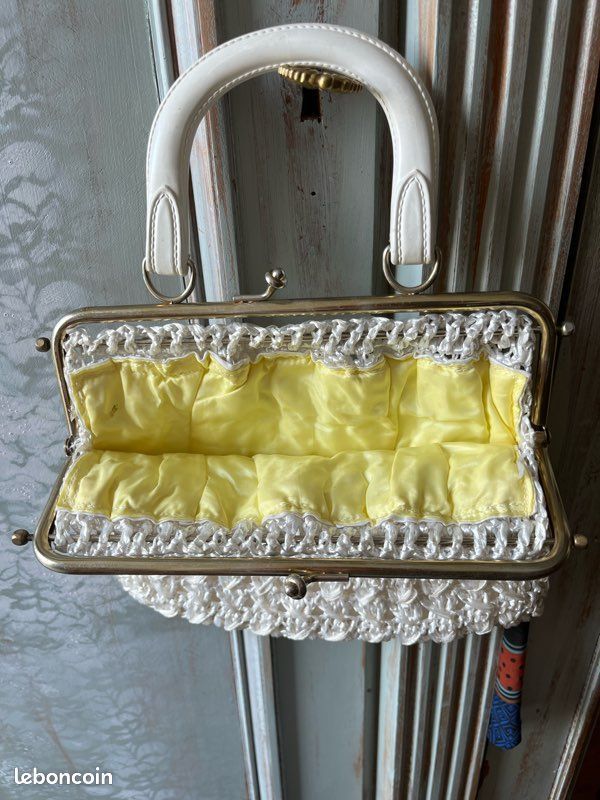 Sac à Main Vintage Femme – Tissu Newmarket – Design Casquette Jockey – Années 30 – UK