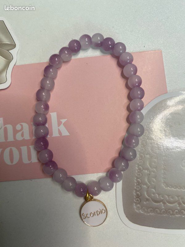 Bracelet, perles, signe astrologique (image 2)