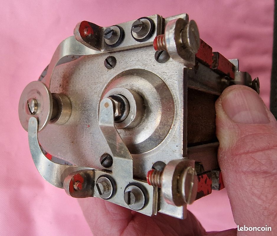 Magnéto manuelle de laboratoire, générateur très haute tension type Ruhmkorff (image 2)