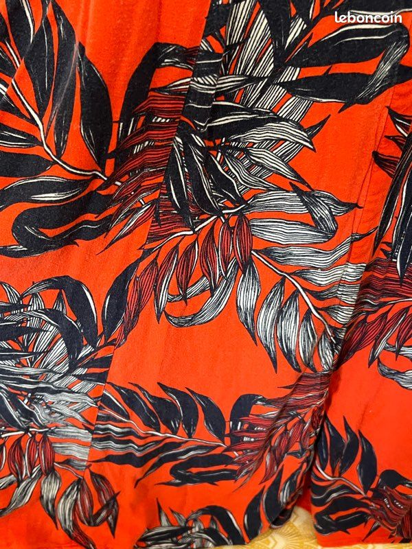 Robe chemisier rétro 🌴 Promod (image 8)