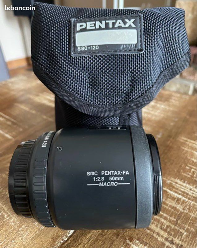 Objectif Macro Pentax-A 50mm F/2.8 - Mise Au Point Manuelle - Monture K (occasion)