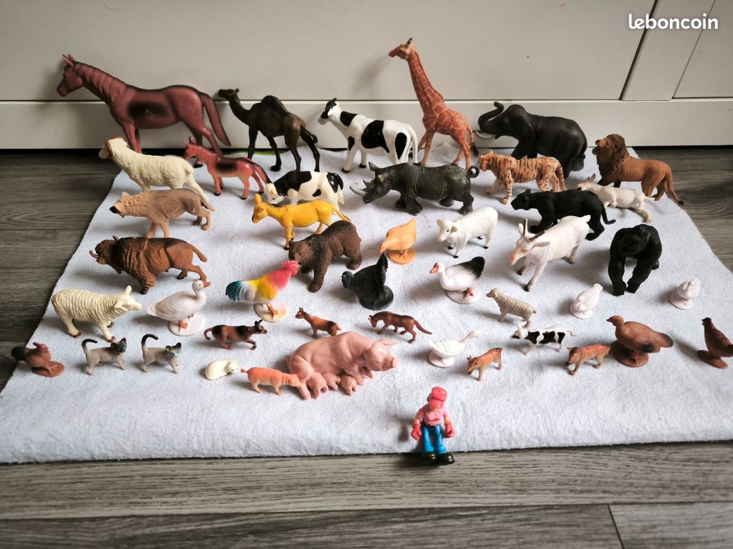 Lot animaux de la ferme + tapis + tracteur (image 6)