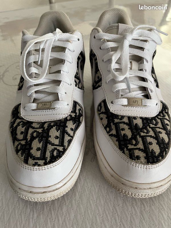 NIKE Air force One customisées DIOR Chaussures
