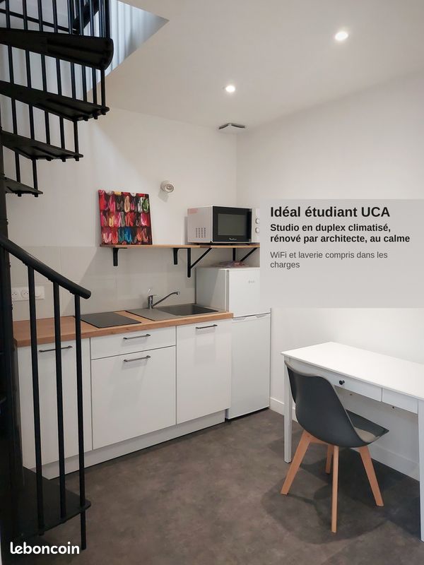 Appartement 2 pièces 18 m² · à Clermont-Ferrand · 18 m² · 490 €/mois