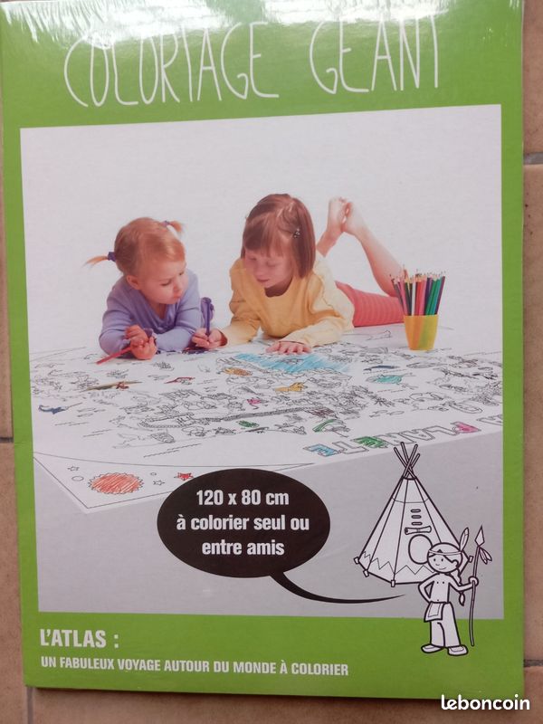 Coloriage géant pour enfant (image 1)