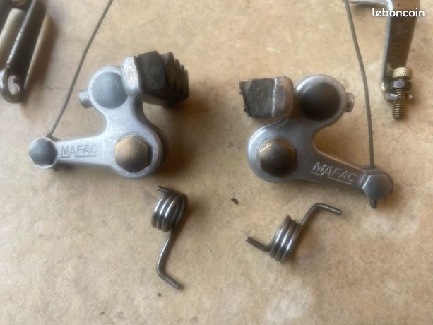 Paire D’étriers De Frein Cantilever MAFAC – Vintage France, Aluminium Argenté