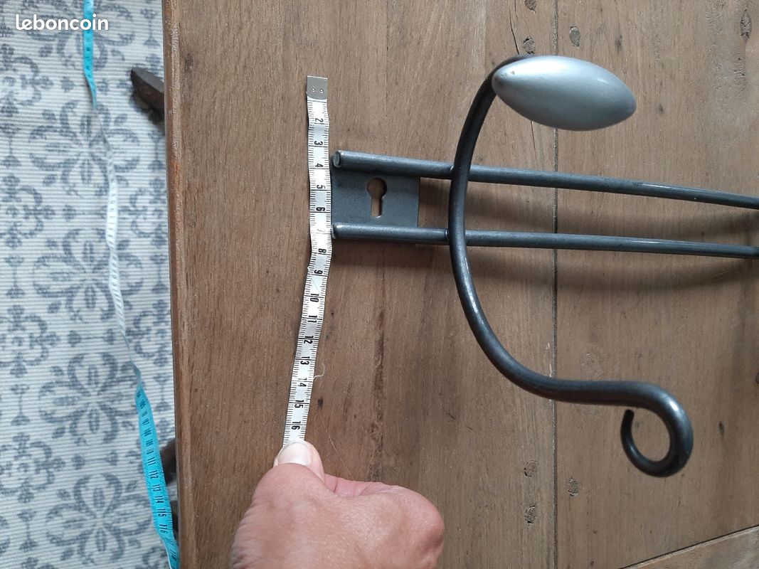 Patère double à fixer au mur (image 6)