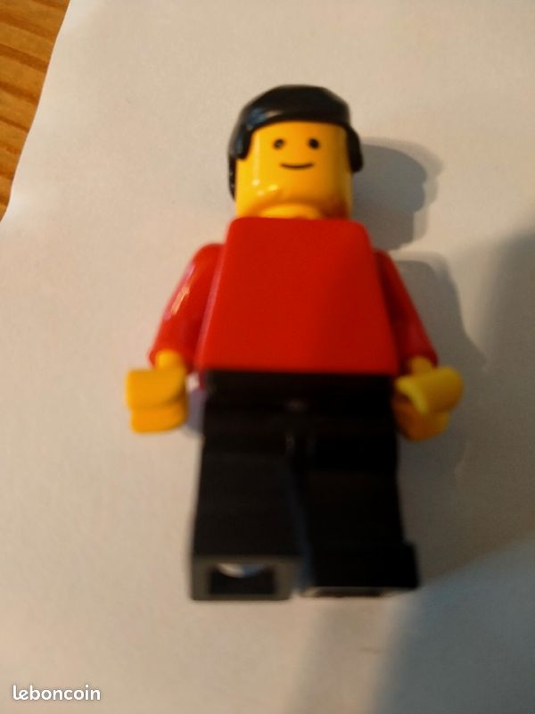 Lego Vintage Train Personnage Minifig ref pln002 sets 577 6694 7745 État : Occasion (image 1)