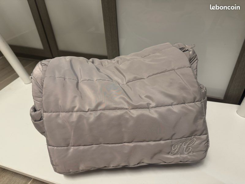 Lot De 2 Sacs Shopping Tartine Et Chocolat - Bleu, Tailles 38x33x16 Et 26x24x11 Cm